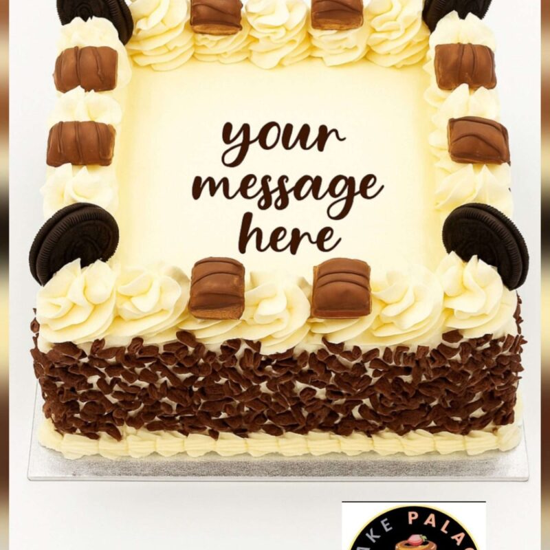 kinder Bueno & Oreo biscuit cake