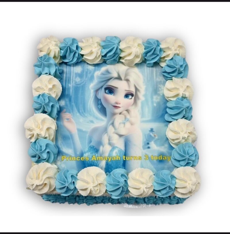 Elsa Frozen cake