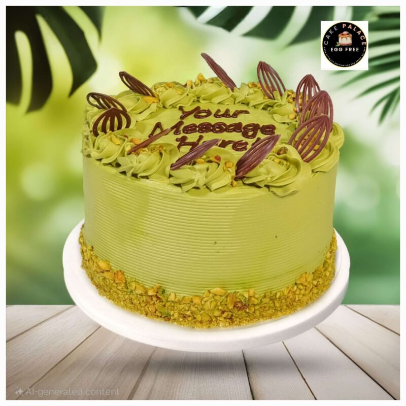 Pistachio cream Fans cake