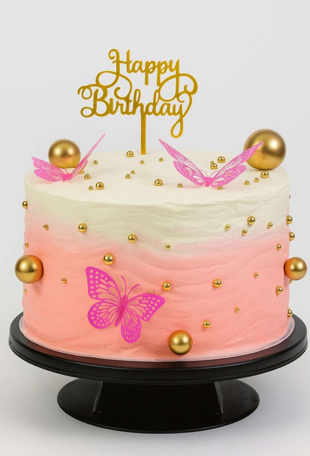 Butterfly Bloom Celebration Cake